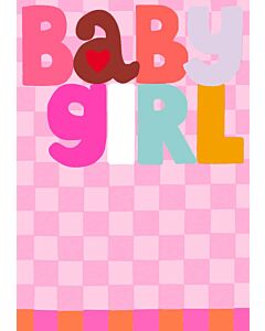 Papersalad Baby Girl Pink Checkered
